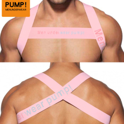 Мужская портупея розовая PUMP! MP9054-22