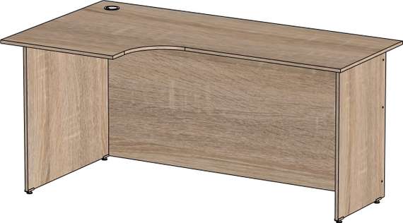 Стол эргономичный Стандарт Про дуб сонома