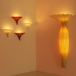 Wall design lamp Morning Glory by Aqua Creations Studio