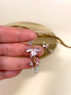 Серьги подвески бижутерные