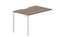Стол 118х78х75см (эргономичный вырез) - приставной элемент