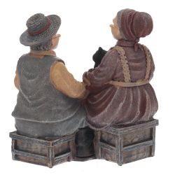 GAEM Фигурка декоративная "Бабушка с дедушкой", L11,5 W9,5 H12 см, 2в.