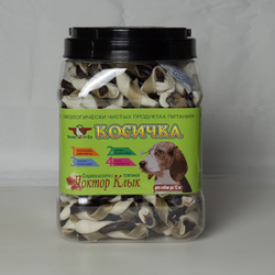 КОСИЧКА ДОКТОР КЛЫК (Сушеное ассорти с телятиной для собак до 12 кг) 920 гр
