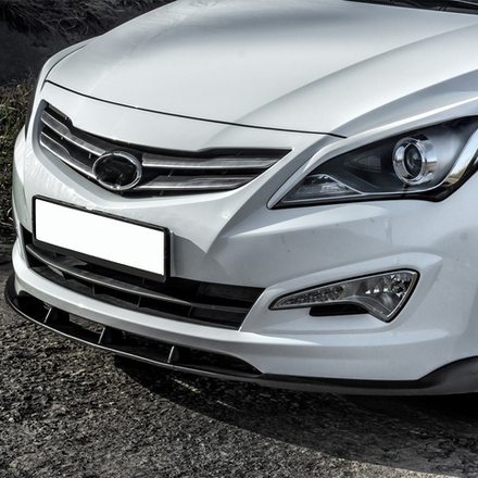 Сплиттер переднего бампера Zeus (2014-2016)