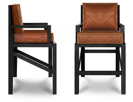 Стул бильярдный Fusion  массив ясень (№1,Винилискожа Vanilla,Винилискожа (Vanilla) цвет №203 т0,8мм)