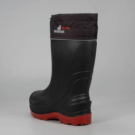 Сапоги Nordman Ultra до -50 ºС с меховым вкладышем (черные с красным)