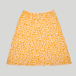 Midi Skirt Lolita Orange Flower