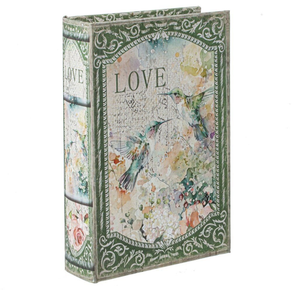 GAEM Шкатулка-книга с кодовым замком, L16 W5 H24 см