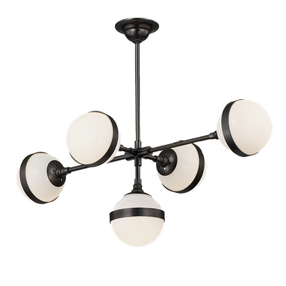 Люстра 9252P/5L black