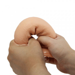 Реалистичный фаллоимитатор на присоске Keon Sliding skin (21,4*4,4 см) телесный