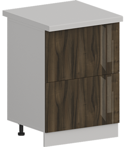 Кухня Модуль ШН2Я 600 Ликата / Орех Миланский