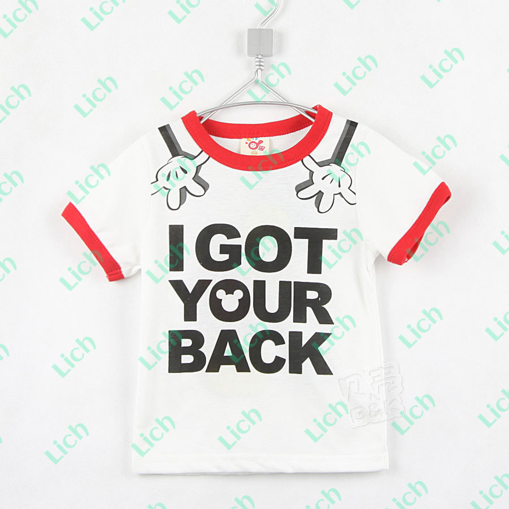 Футболка с принтом Микки Мауса на спине I Got Your Back