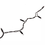 Гирлянда для улицы БАХРОМА «Мерцание» ш5м* в40/60см 180 ламп LED, черный провод, IP-65, Теплый белый (возможность соединения)