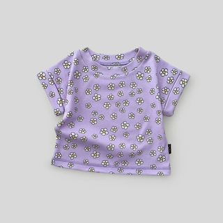 Футболка SQUARE (ромашки на сиреневом)