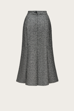 Юбка-годе из твида с люрексной нитью