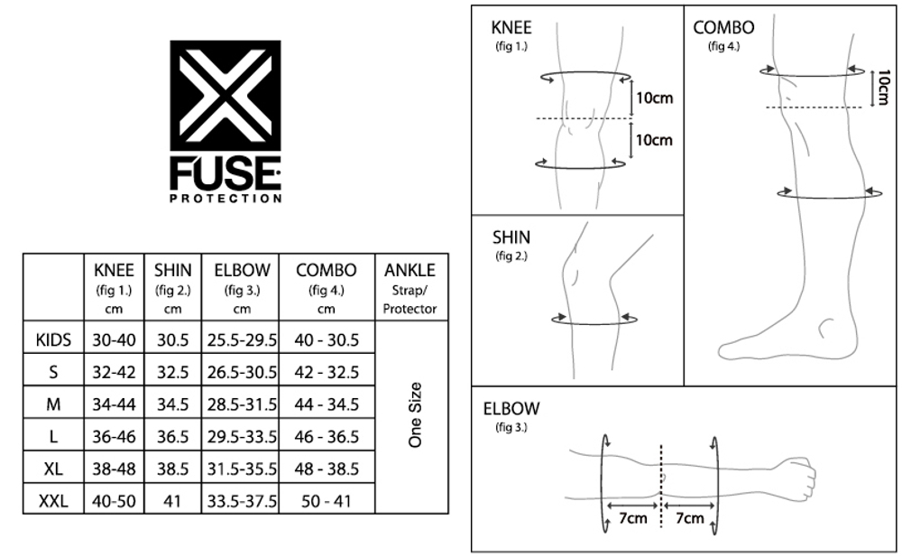 Защита голени Fuse Alpha Combo (черный) L