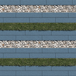 Тротуарная плитка ГАЗОННАЯ РЕШЕТКА - Стандарт Синий