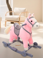 Лошадка каталка-качалка AMAROBABY (Prime), с колесами