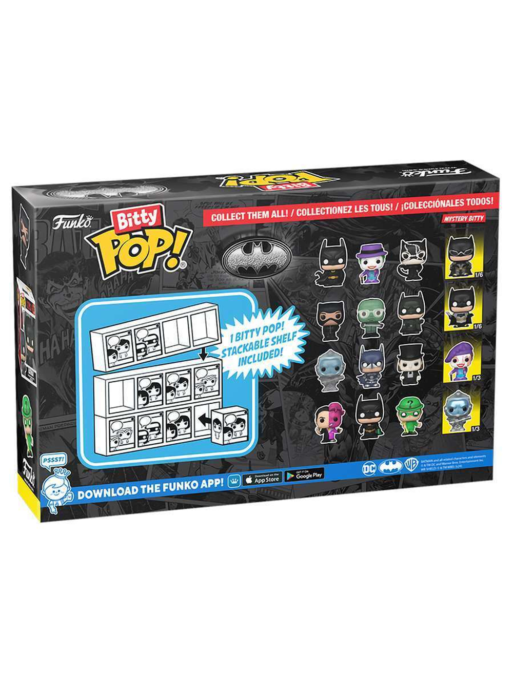 Фигурка Funko Bitty POP! Batman 85th Mr. Freeze+Batman+Penguin+Mystery (1 of 4) 4PK 81129