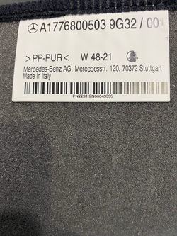 Коврики Mercedes A-Class W177, CLA C/X188 репс 4шт