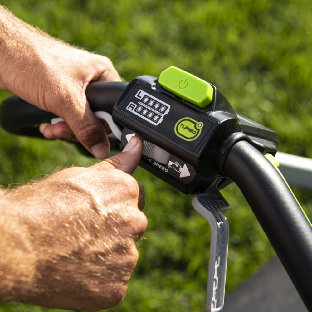 Аккумуляторная газонокосилка Greenworks GD40LM48SPK4 40В (1 x 4 Ач, Быстрое ЗУ) нож 48 см, 2517407U4F
