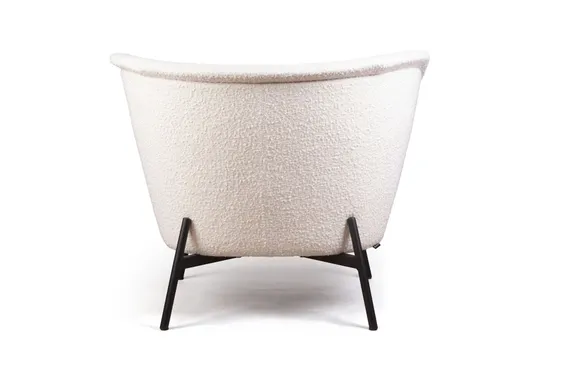 Лаунж-кресло Couture, белое букле