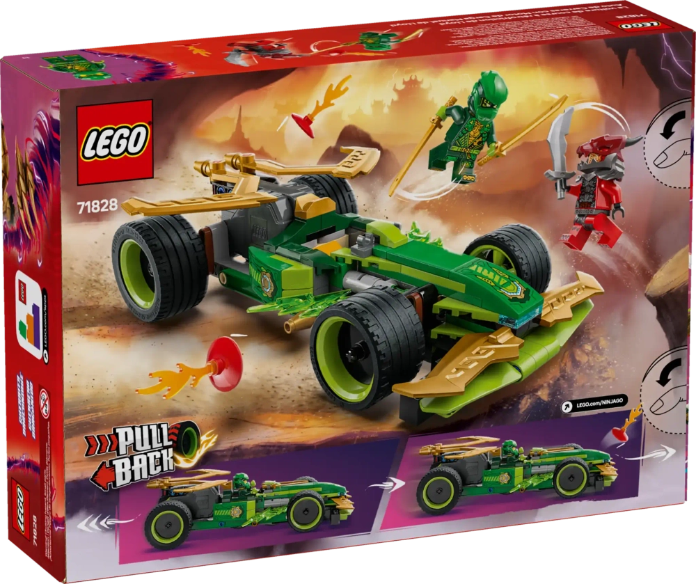Конструктор LEGO Ninjago 71828 Инерционный гоночный автомобиль Ллойда