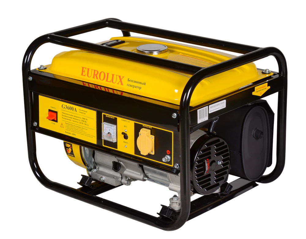 Бензиновый генератор EUROLUX G3600A - [2,5 кВт / 220V]