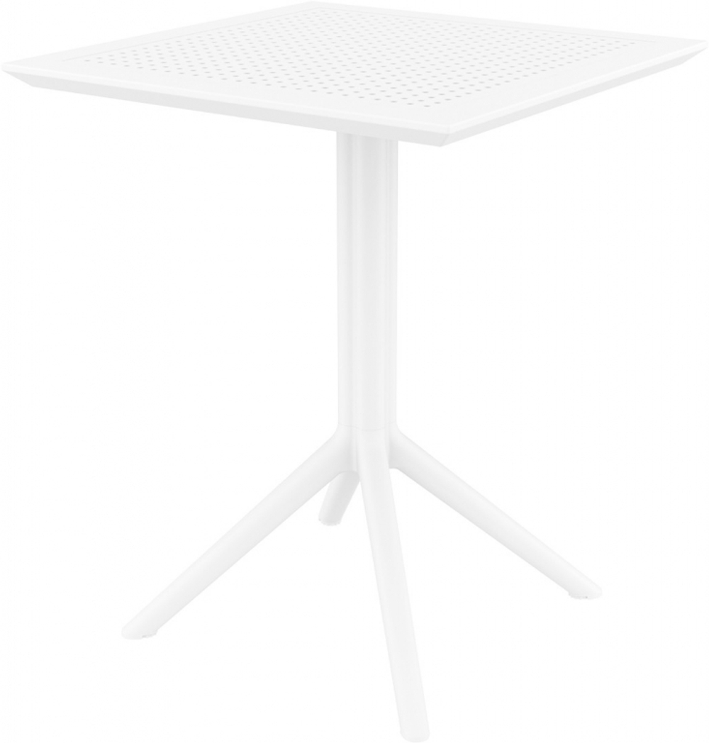 Стол пластиковый складной Siesta Contract Sky Folding Table 60, белый