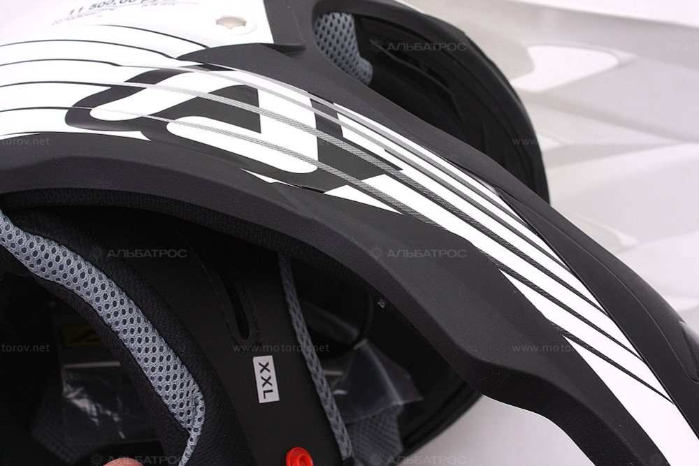 Шлем кроссовый ACERBIS IMPACT FULL WHITE