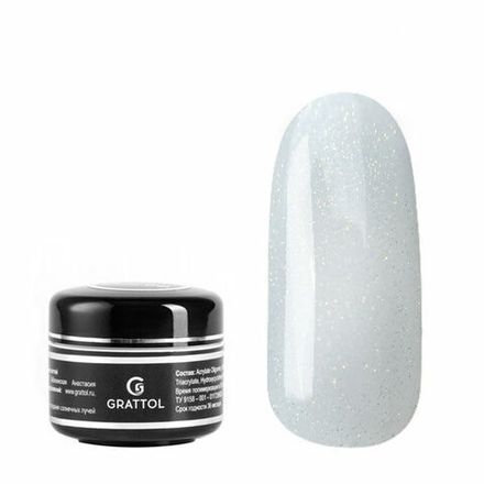 Grattol Gel Camouflage Farfor 01 - Гель камуфлирующий с шиммером, 15мл