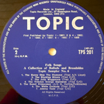 Сборник Folk Songs - A Collection Of Ballads And Broadsides (Англия 1970г.)Т