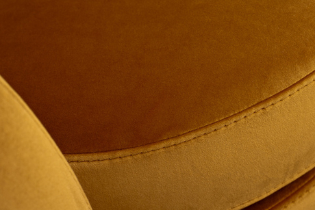 Кресло вращающееся велюровое 76х76х76см Garda Decor бронзовое