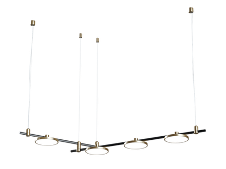 Готовая конструкция в комплекте со светильниками и источником питания