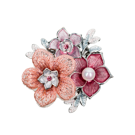 Брошь Shadore Букет XZ1442.7 R/S