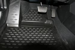 Коврики в салон для KIA Cee'd 2006-2012, 4 шт. (полиуретан, серые) NLC.25.20.211