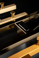 Полотенцесушитель электрический Boheme Duo 728-G, GOLD