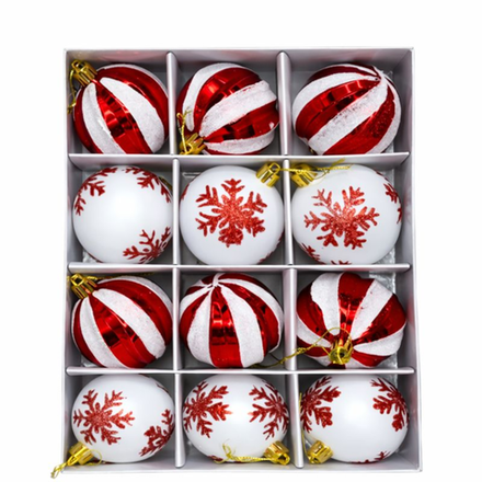 Новогодняя игрушка Шар 12 шт