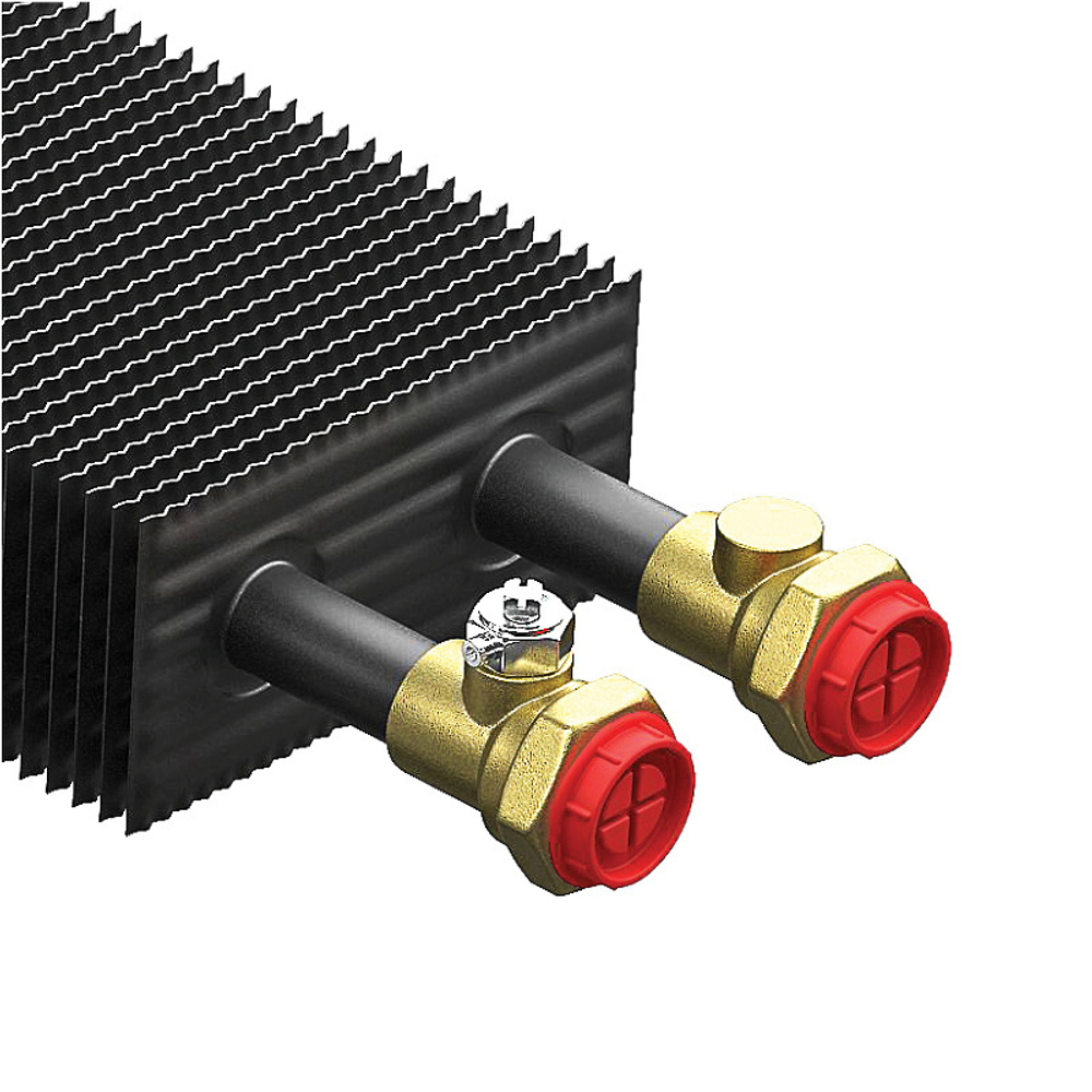Конвектор внутрипольный с решеткой цвета - темная бронза, Royal Thermo ATRIUM, глубина 90 мм, ширина 300 мм