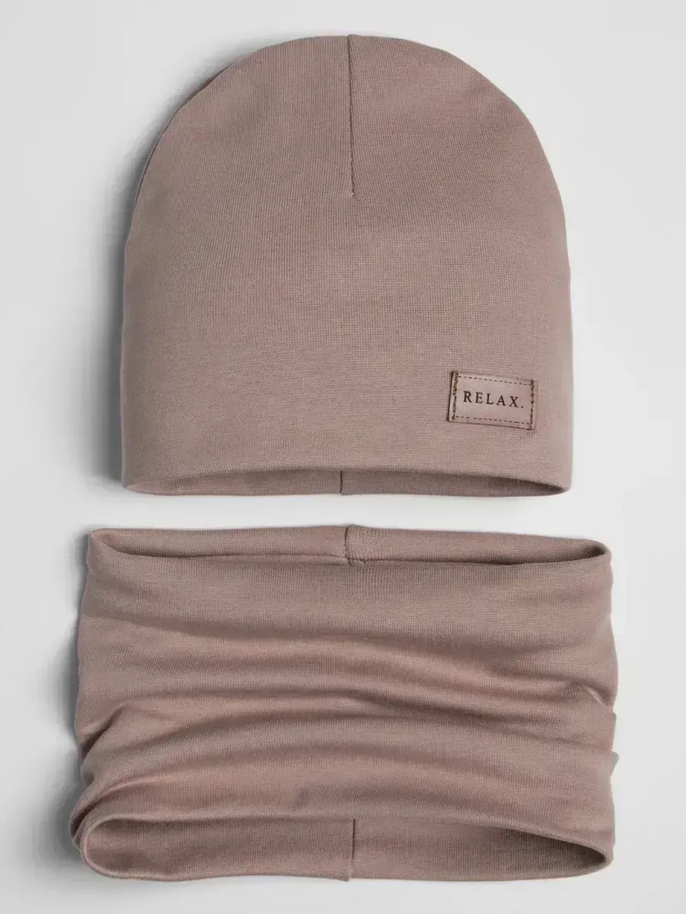 Шапка для мальчика осенняя и снуд