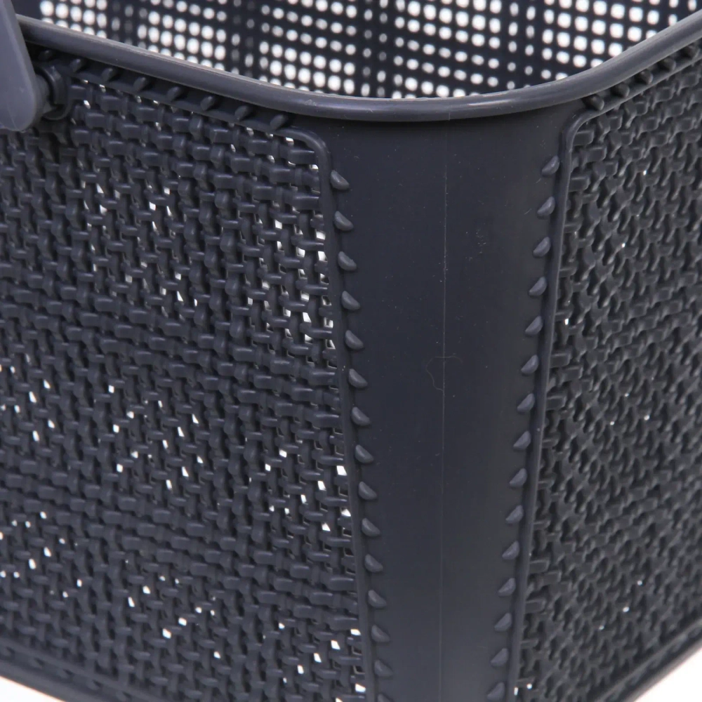 Корзинка хозяйственная «ФОЛЬК», цвет антроцитово-серый , 28.5*17.5*16см (лейбл)