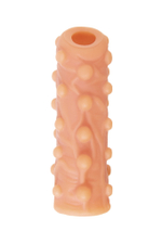 Насадка Kokos с дополнительной стимуляцией телесная 14 см