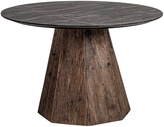 Круглый обеденный стол Walding 120 см Испания дерево и мрамор Испания