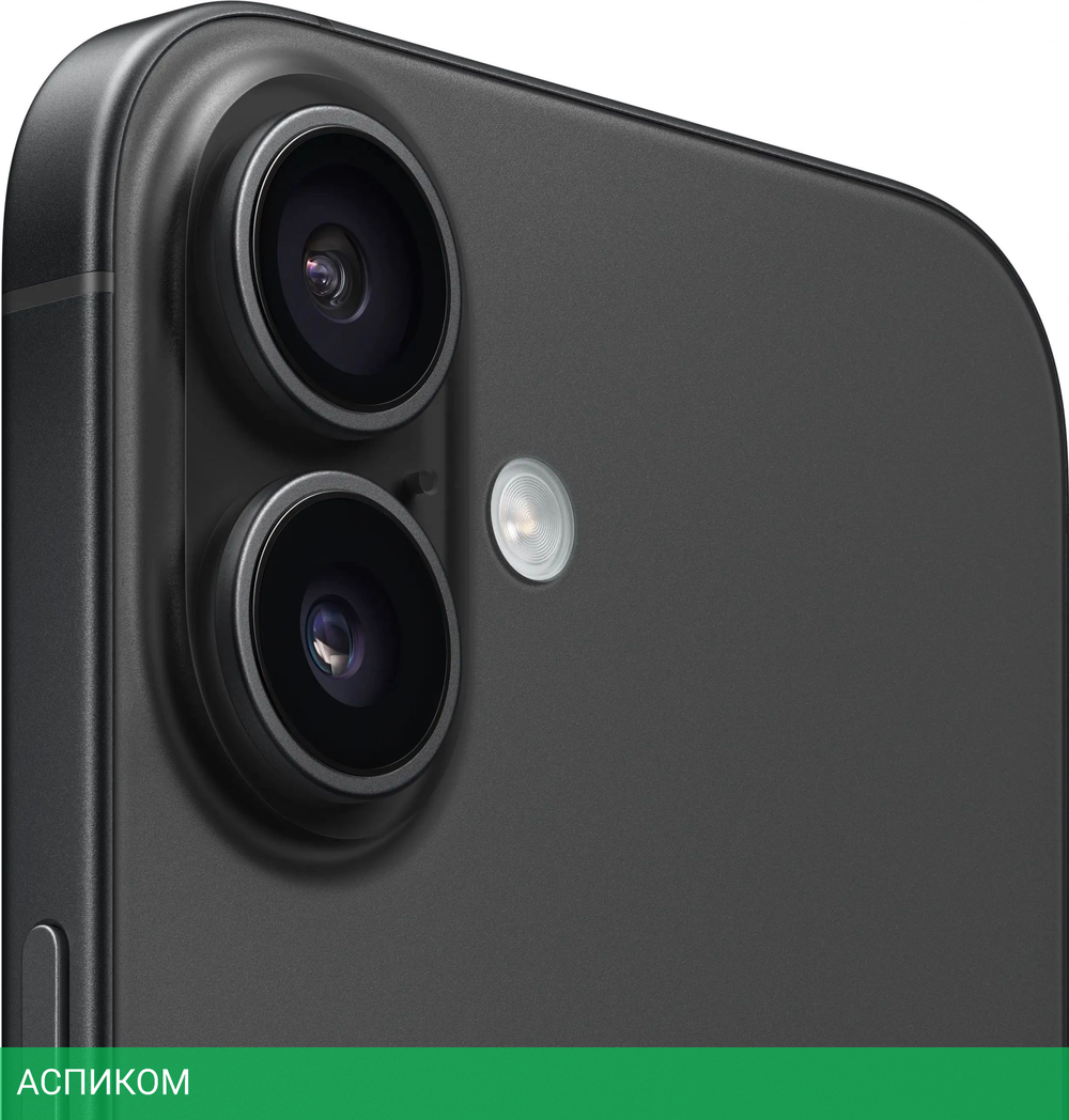 Смартфон Apple iPhone 16 8GB/128GB A3287 черный (MYE73HN/A)