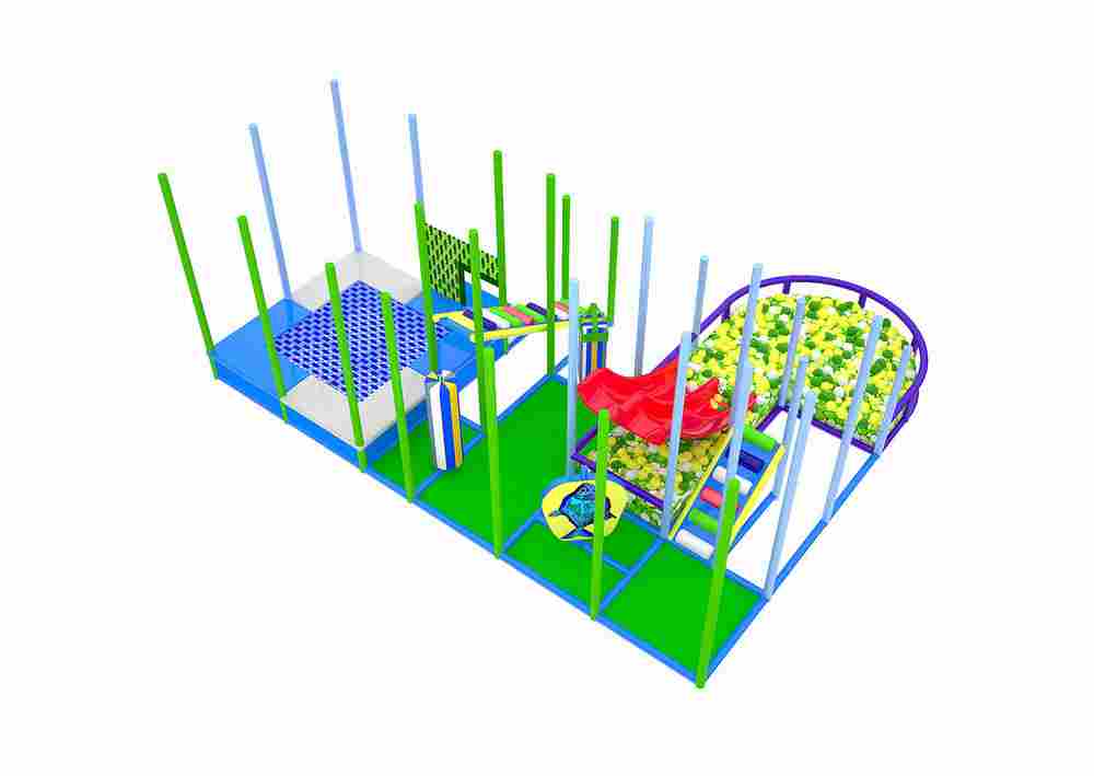 Детский игровой лабиринт «В мире забав»