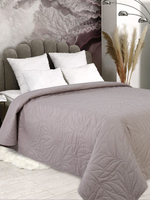 Покрывало на кровать, стеганое, поплин с размерами 215х220