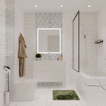 Плитка облицовочная Lavelly Skandi Marble белая 400х200х8 мм (15 шт.=1,2 кв.м)