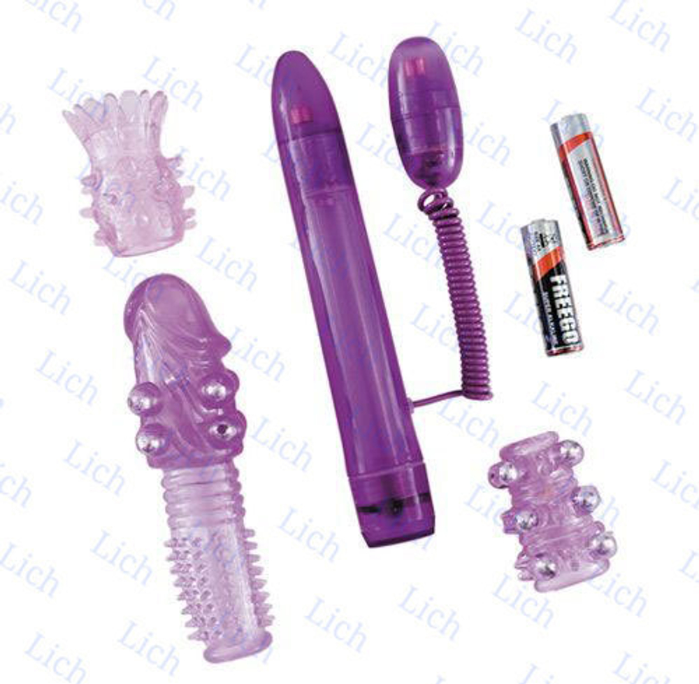 Вибратор с набором насадок