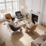 HDF Ламинат FLOORFORT Дуб Брендон 19031-5