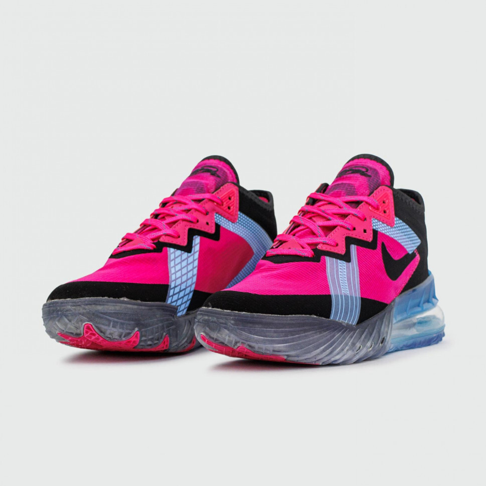 кроссовки Nike Lebron 18 Low Purple Black Blue